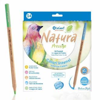 BOX 24 PASTELLI NATURA PRESTIGE BE SMART - BeSmart School & Office