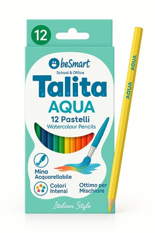 Box 12 pastelli aqua line Be Smart