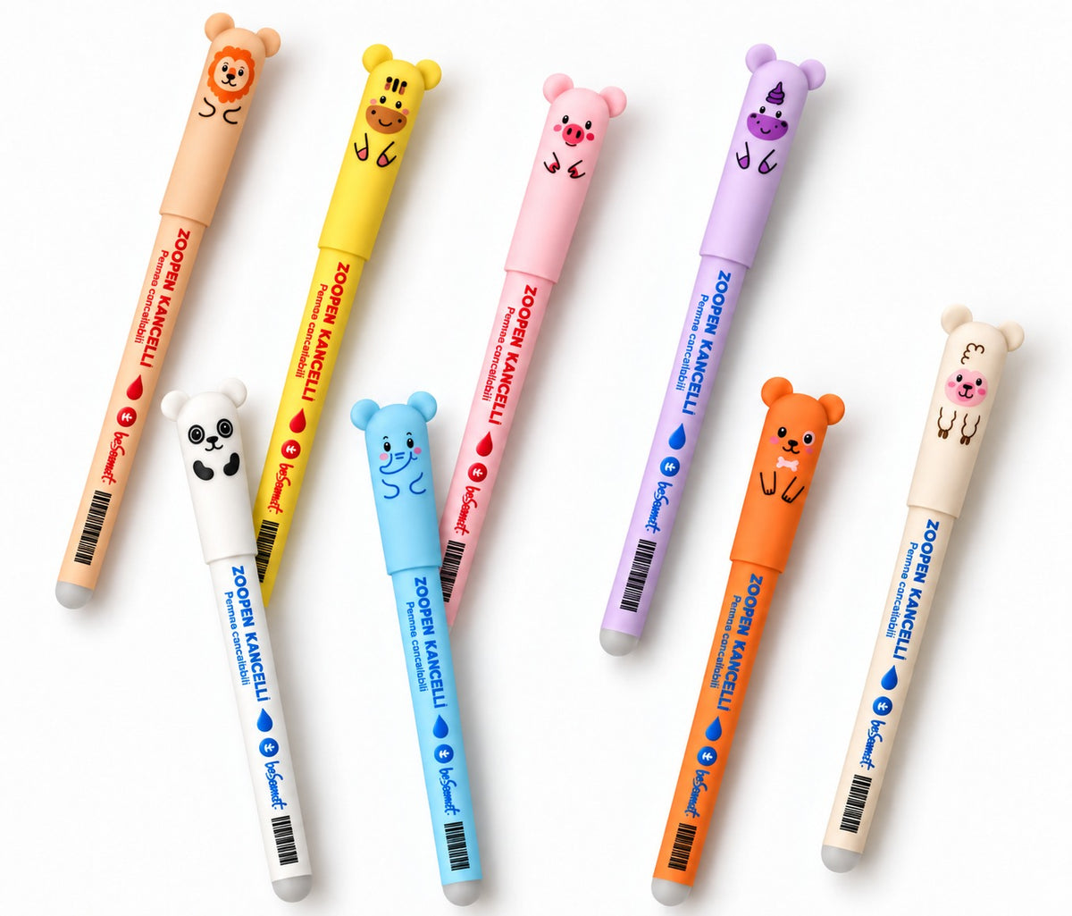 Zoopen kancelli' 2 colori assortiti in display 40 pezzi Be Smart