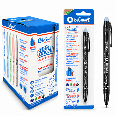 Nova kancelli preta em blister Be Smart