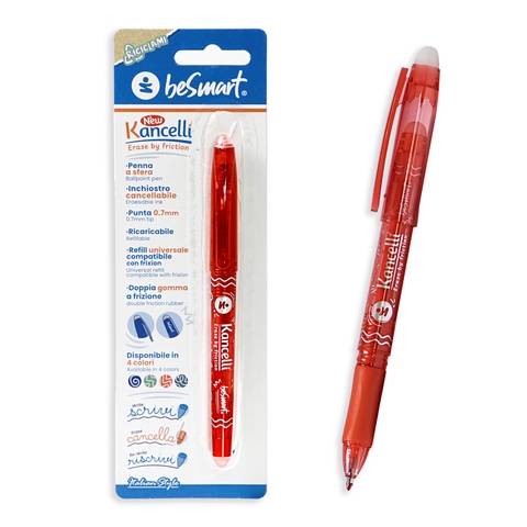 New kancelli' rossa in blister Be Smart