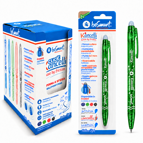 Novos kancelli' verdes em blister Be Smart