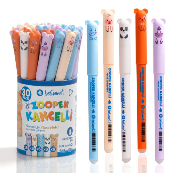 Zoopen kancelli' blu in barattolo 30 pezzi Be Smart