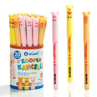 ZOOPEN KANCELLI' ROSSA IN BARATTOLO 30 PZ BE SMART - BeSmart School & Office