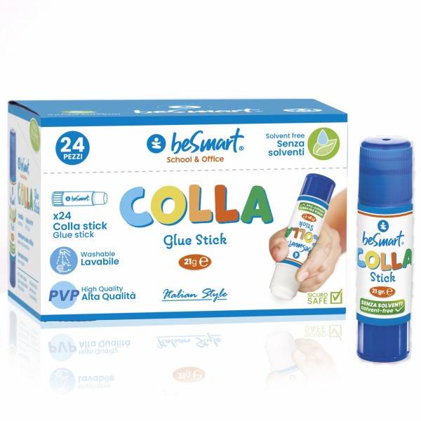 Colla stick 21 gr in box Be Smart