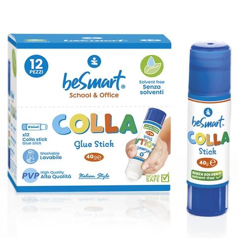 Colla stick 40 gr in box Be Smart