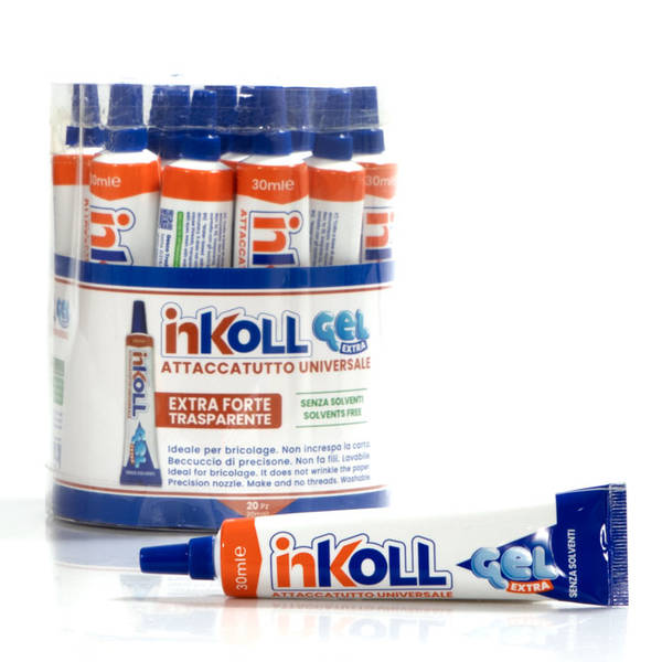 Gel attaccatutto 30 ml in drum da 20 pezzi Inkoll