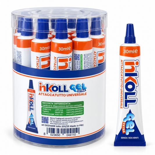 Gel attaccatutto 30 ml in drum da 20 pezzi Inkoll