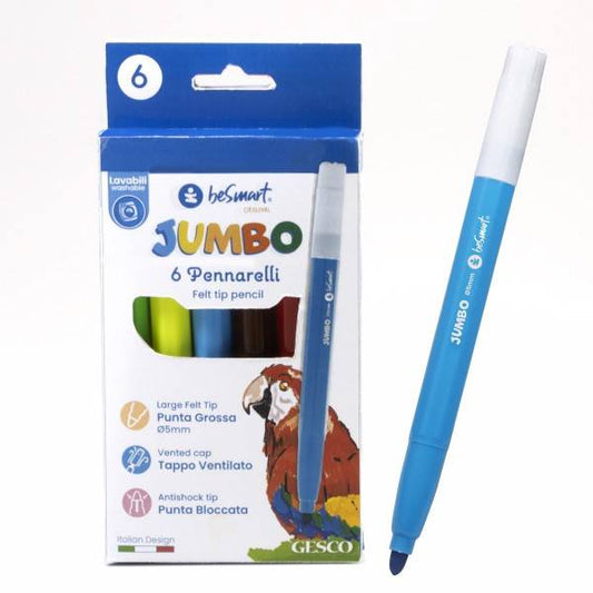 Box 6 pennarelli jumbo Be Smart