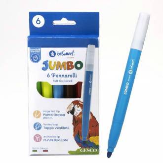 BOX 6 PENNARELLI JUMBO BE SMART - BeSmart School & Office