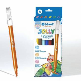 BOX 6 PENNARELLI JOLLY BE SMART - BeSmart School & Office