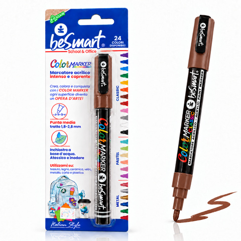 Brown color marker in Be Smart blister pack