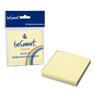 STICK NOTES 100FF 7,6X7,6 CM RAIMBOW PASTEL 1/24/288 - BeSmart School & Office