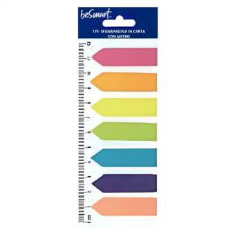 SEGNA PAGINA IN CARTA 175FF CON METRO 12X4,4 CM 1/24/480 - BeSmart School & Office