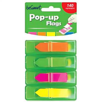 SEGNA PAGINA PLASTICA DISPENSER 4PCS 140FF 1/24/144 - BeSmart School & Office