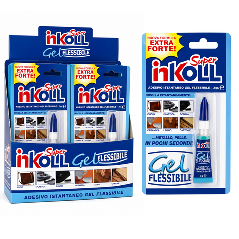 Super Inkoll Flexible Gel 3 g – Universal Instant Gel Adhesive