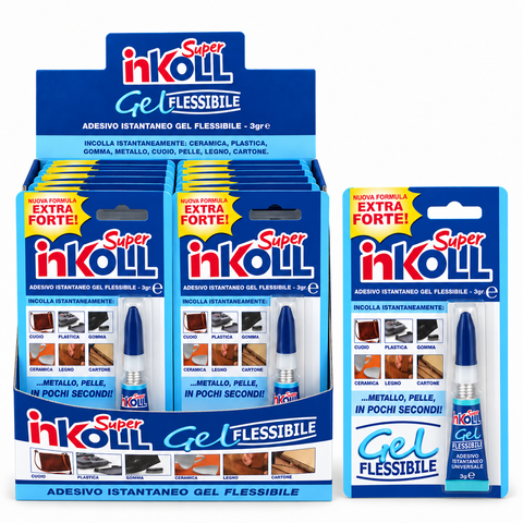 Super Inkoll Flexible Gel 3 g – Universal Instant Gel Adhesive