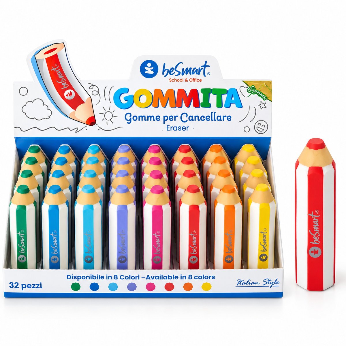 Gommita classic in box 32 pezzi Be Smart