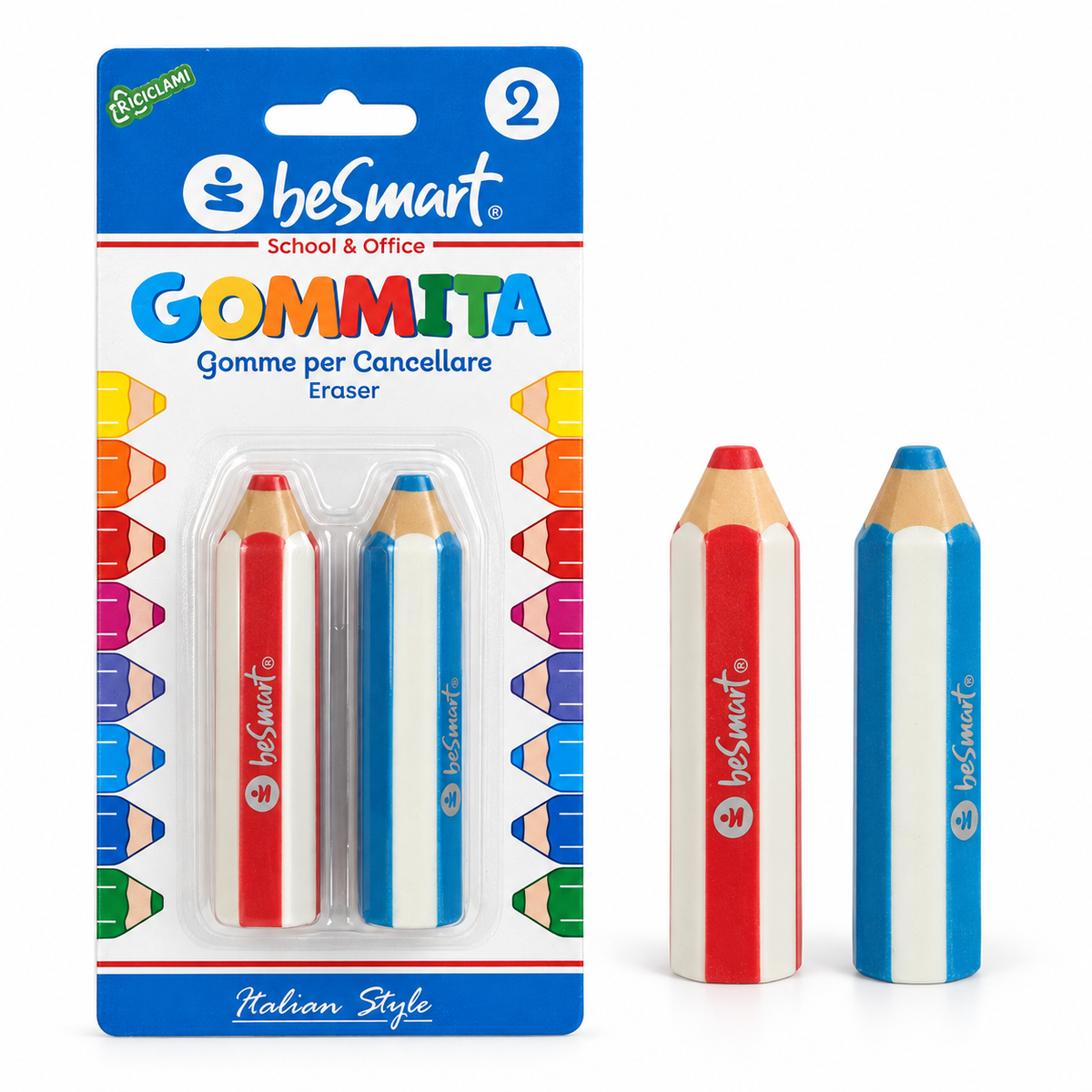 Gommita classic in blister da 2 pezzi Be Smart