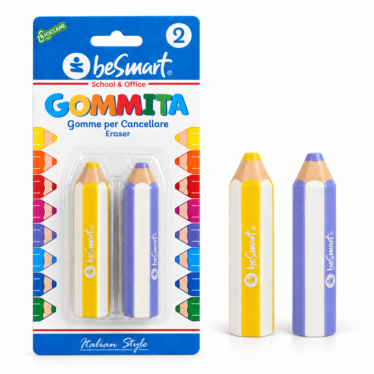 Gommita classic in blister da 2 pezzi Be Smart