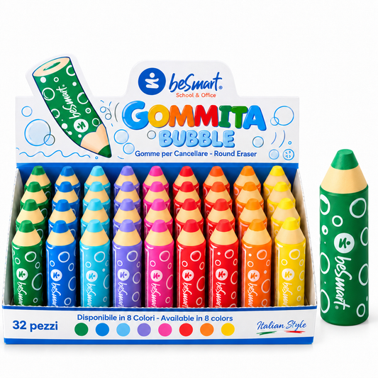 Gommita bubbles round classic in box 32 pezzi Be Smart
