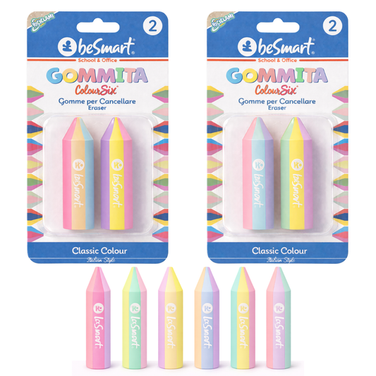Gommita coloursix pastel blister 2 pieces Be Smart