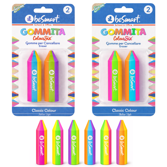 Gommita Coloursix Neon Blister 2 Pieces Be Smart