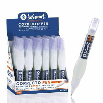 CORRETTORE PENNA 7 ML IN DISPLAY DA 24 BE SMART - BeSmart School & Office