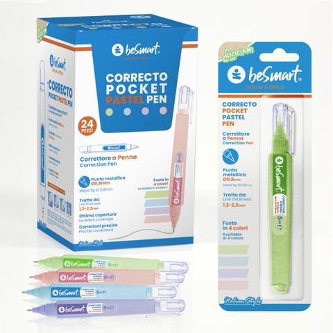 Correttore a penna 6 ml pastel in blister Be Smart
