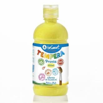 TEMPERA PRONTA 500ml GIALLO BE SMART - BeSmart School & Office