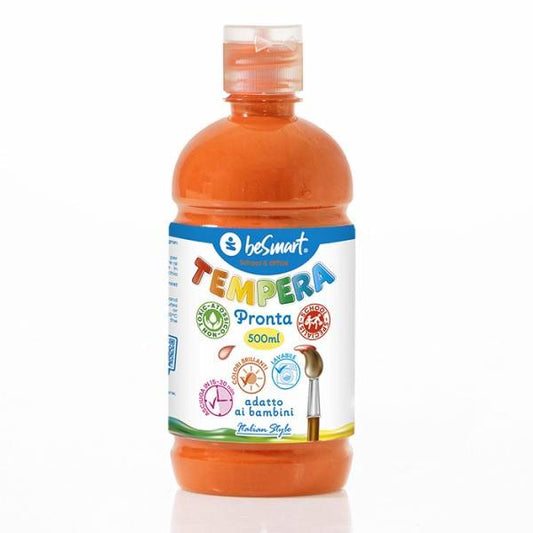 Tempera pronta 500 ml arancione Be Smart