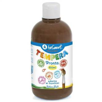 TEMPERA PRONTA 500ml MARRONE BESMART 022 - BeSmart School & Office