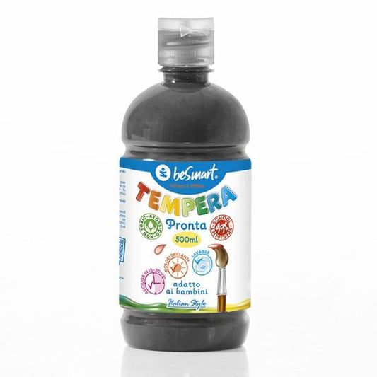 Tempera pronta 500 ml nero Be Smart