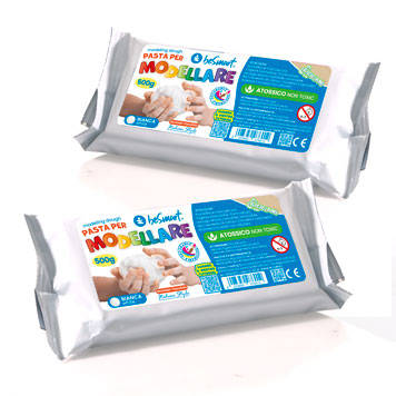 Pasta per modellare 500 gr bianco Be Smart