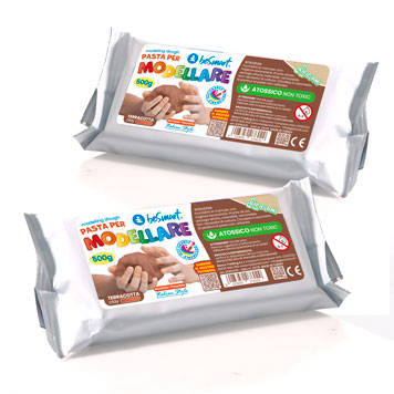 Pasta per modellare 500 gr terracotta Be Smart