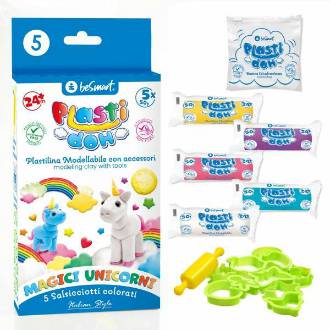 PLASTI - DOH UNICORNO 50GRX5 BE SMART - BeSmart School & Office