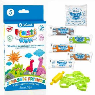 PLASTI - DOH JURASSICO 50GRX5 BE SMART - BeSmart School & Office