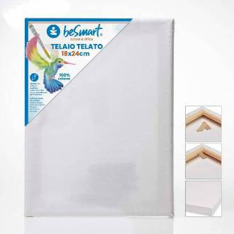 TELA 18x24 PER DIPINGERE 100% COTONE BE SMART - BeSmart School & Office