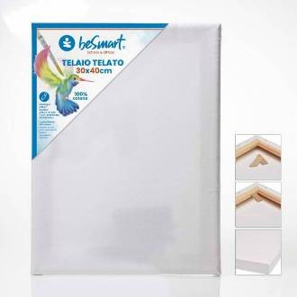 TELA 30x40 PER DIPINGERE 100% COTONE BE SMART - BeSmart School & Office