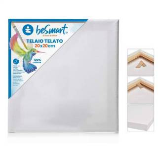 TELA 20X20 PER DIPINGERE 100% COTONE BE SMART - BeSmart School & Office