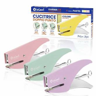 CUCITRICE KARIMA DOUBLE STITCH - 4 COLORI PASTEL BE SMART - BeSmart School & Office