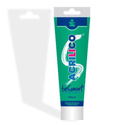 Tempera acrilica verde acqua 100 ml Be Smart