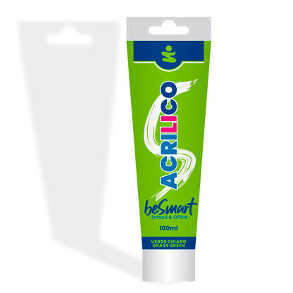 Tempera acrilica verde chiaro 100 ml Be Smart