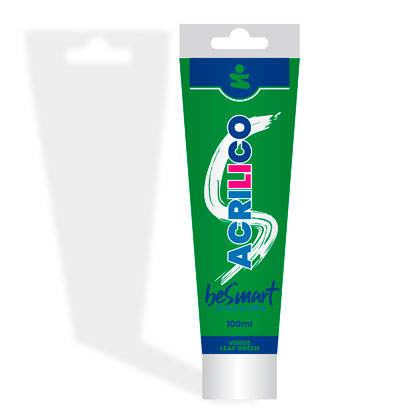 Tempera acrilica verde 100 ml Be Smart