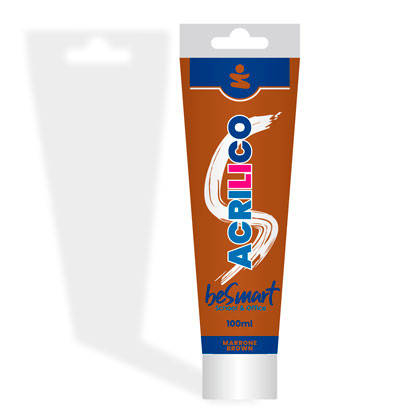 Tempera acrilica marrone 100 ml Be Smart
