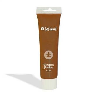 TEMPERA ACRILICA MARRONE TUBO 100ml BE SMART - BeSmart School & Office