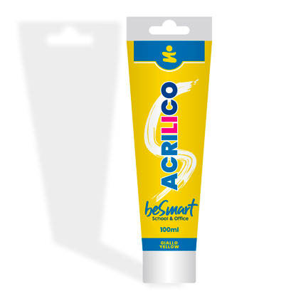 Acrylic tempera yellow 100 ml Be Smart