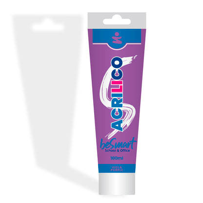 Purple Acrylic Tempera 100 ml Be Smart