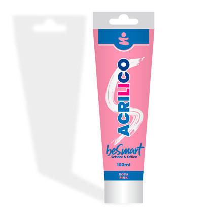 Pink acrylic tempera 100 ml Be Smart