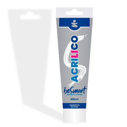 Acrylic tempera silver 100 ml Be Smart